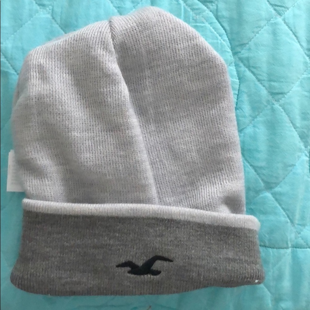Brand new hollister reversible beanie